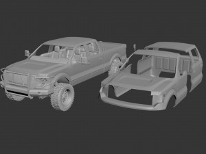 fo-rd f-150 2011 Model do druku 3D
