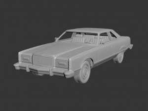 fo-rd ltd 1978 landau 2door 3D Baskı Modeli