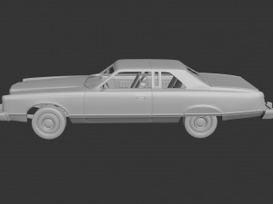 fo-rd ltd 1978 landau 2door Modèles 3D en vedette