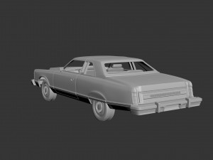 fo-rd ltd 1978 landau 2door Modèles 3D en vedette