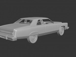 fo-rd ltd 1978 landau 2door Modèles 3D en vedette