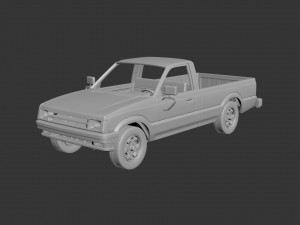 mazda b2000 1986 3D Print Model