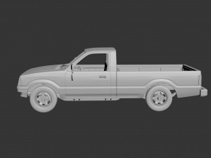 mazda b2000 1986 3D Print Model