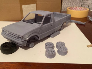 mazda b2000 1986 3D Print Model