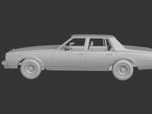 chevrolet caprice 1977 Model Cetak 3D