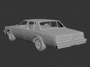 chevrolet caprice 1977 Model Cetak 3D