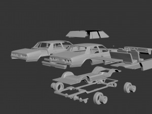 chevrolet caprice 1977 Model Cetak 3D
