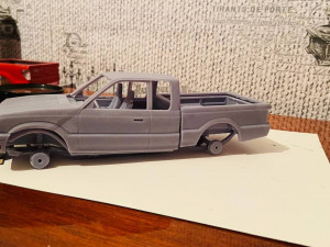 mazda b2000 extended cab 1986 3D Принт Модель