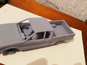 mazda b2000 extended cab 1986 3D Принт Модель