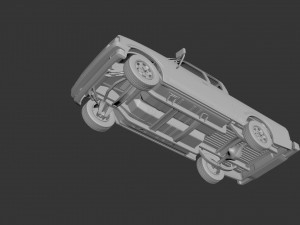 mazda b2000 extended cab 1986 3D Принт Модель