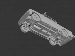 mazda b2000 extended cab 1986 3D Print Model