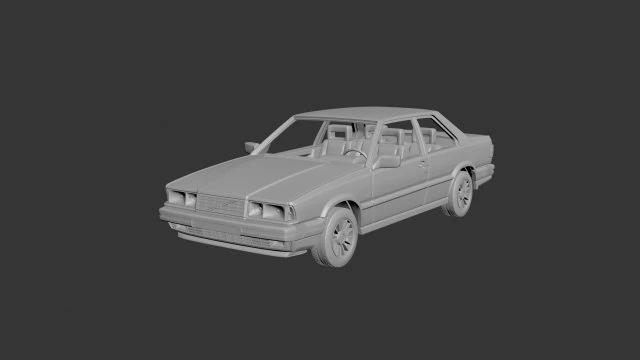 volvo 780 3D Print Model .c4d .max .obj .3ds .fbx .stl .blend 