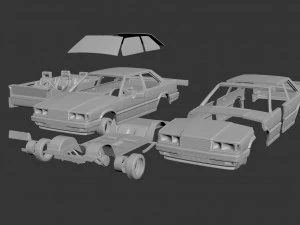 volvo 780 3D Print Model