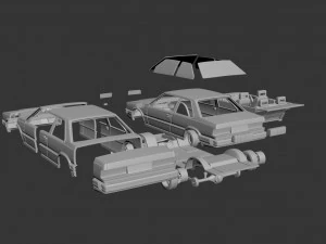 volvo 780 3D Print Model