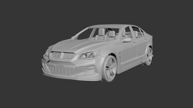 holden clubsport r8 2016 Modèles 3D en vedette .c4d .max .obj .3ds .fbx .stl .blend 