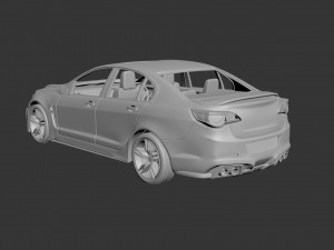 holden clubsport r8 2016 Modèles 3D en vedette