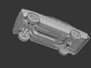 toyota corolla 1975 4 door 3D Принт Модель