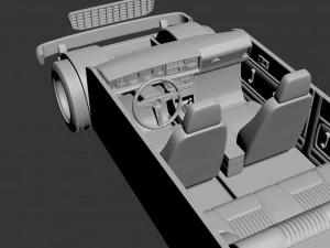 toyota corolla 1975 4 door 3D Print Model