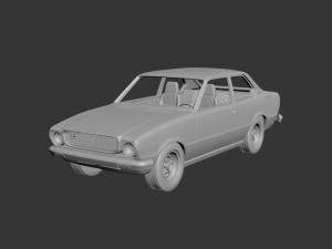 toyota corolla 1975 2 door 3D Print Model