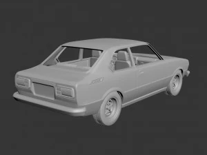 toyota corolla 1975 2 door 3D Print Model