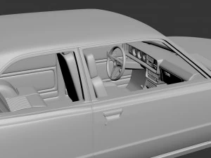 toyota corolla 1975 2 door 3D Print Model