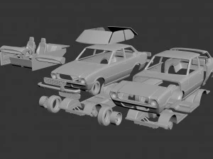 toyota corolla 1975 2 door 3D Print Model