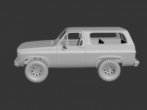 chevrolet blazer k5 1976 Model do druku 3D