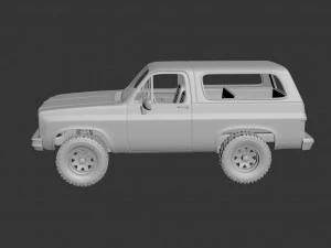 chevrolet blazer k5 1976 3D Print Model