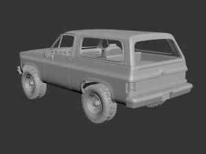 chevrolet blazer k5 1976 3D Print Model