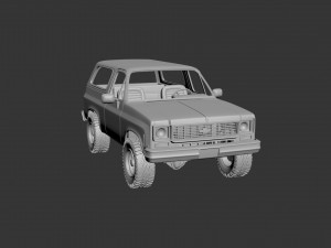 chevrolet blazer k5 1976 Model do druku 3D
