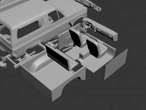 chevrolet blazer k5 1976 3D Print Model
