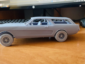 fo-rd m ustang wagon 1965 Modelo de Impressão 3D