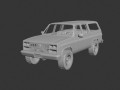chevrolet suburban 1989 3D Print Model