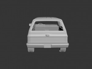 chevrolet suburban 1989 Modèles 3D en vedette