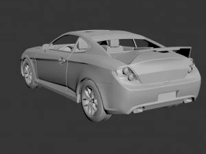 hyundai tiburon 2008 3D Print Model