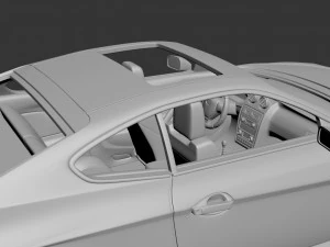 hyundai tiburon 2008 3D Print Model