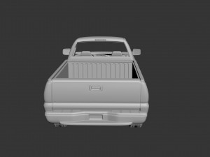 gmc sierra regular cab 2003 3D Print Model