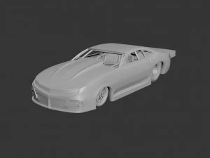 chevrolet camaro pro mod voiture de course 2021 Modèles 3D en vedette