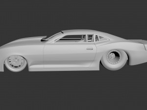 chevrolet camaro pro mod race car 2021 3D Druckmodell