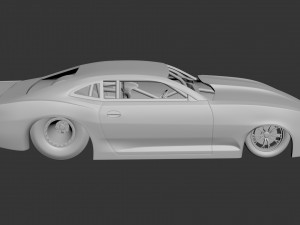 chevrolet camaro pro mod race car 2021 3D Druckmodell