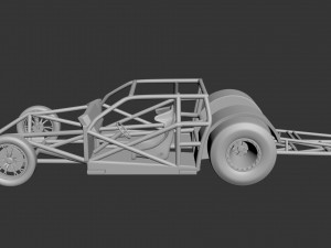 chevrolet camaro pro mod race car 2021 3D Druckmodell