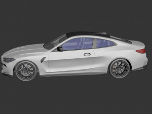 B m w m4 2021 3D Baskı Modeli