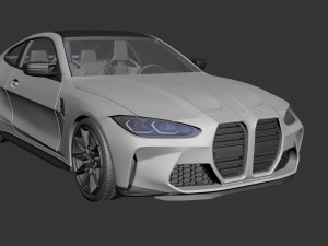 B m w m4 2021 3D Baskı Modeli