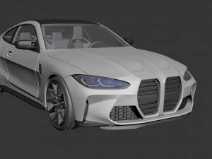 B m w m4 2021 3D Print Model