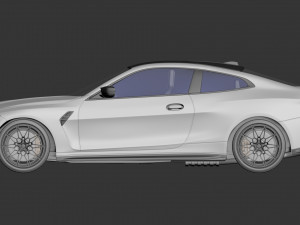 B m w m4 2021 3D Baskı Modeli