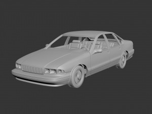 chevrolet caprice 1995 Modèles 3D en vedette