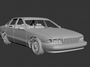 chevrolet caprice 1995 3D Принт Модель