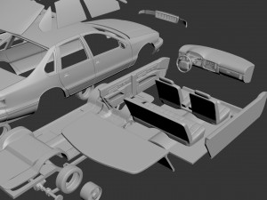 chevrolet caprice 1995 3D Принт Модель