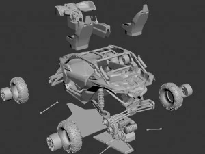 can am maverick x3 3D Print Model