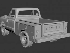 chevrolet k20 utility bed 3D Print Model